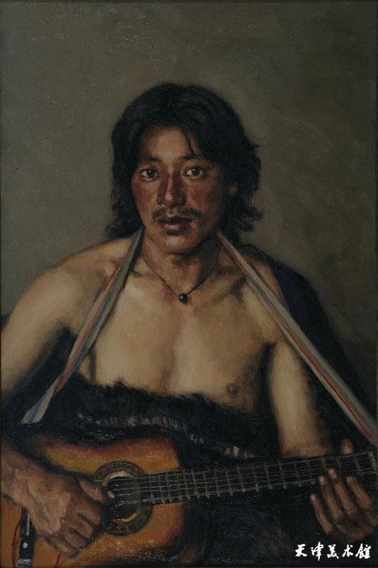 019-杨飞云-藏族乐手-81x54cm.jpg