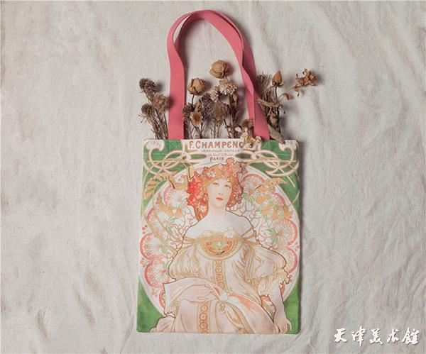 穆夏香槟区帆布包.jpg 穆夏香槟区帆布包.jpg