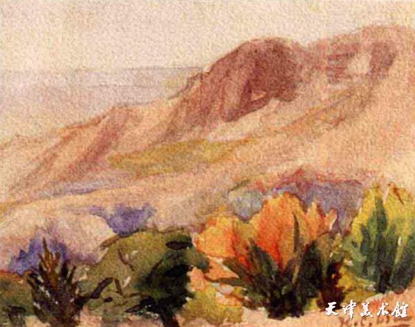 图五 《水彩风景写生》,1911年.jpg 图五 《水彩风景写生》,1911年.jpg